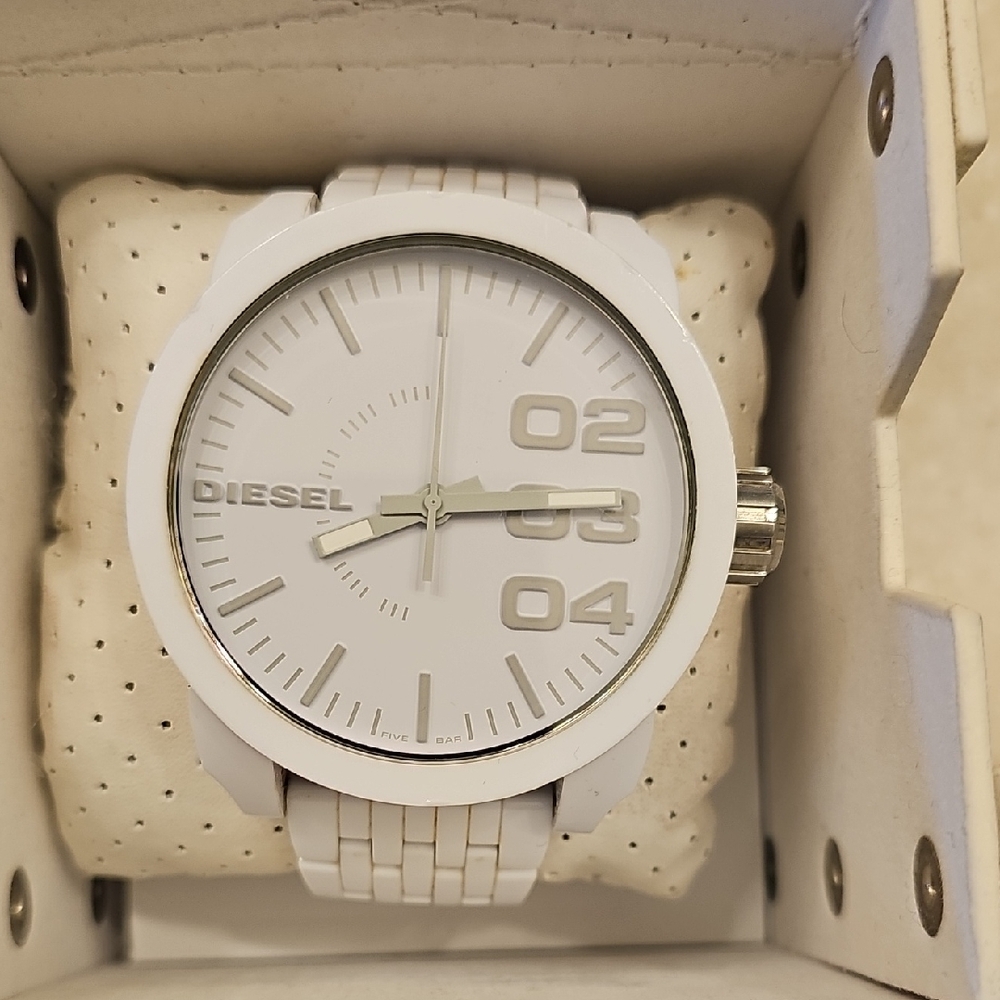 Diesel Bold White Men's Watch
